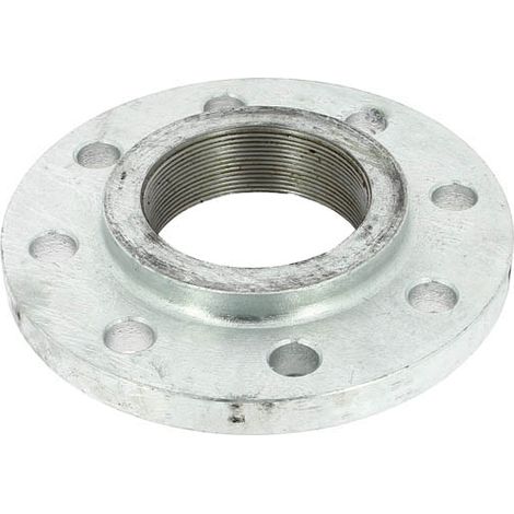 Virfollet – Bride galva taraudée DN80 – Taraudage 80-90 – Fixation pour WC – 8 boulons M16