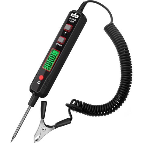 0.8 to 100V DC Car Circuit Tester - Vehicle Voltage Resistance - Automotive LCD Test Pen (1/5)
