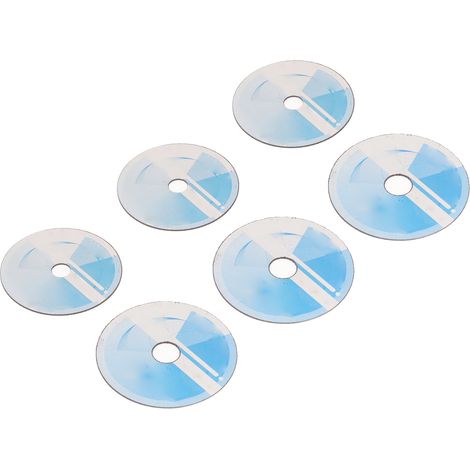 Kit de 6 disques à tronçonner et à meuler pour acier, fer et plastique