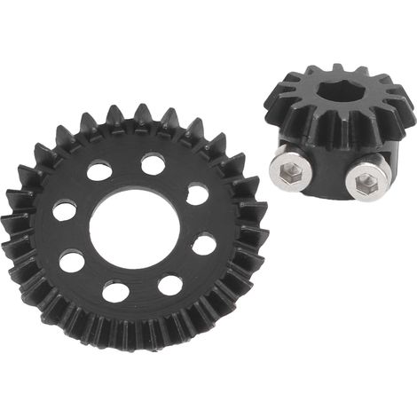 2 pignons droits en acier haute résistance, rapport 2:1, référence 5204-0002-0002, trou hexagonal de 8 mm (1/5)