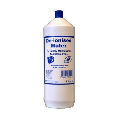 TUW De-ionised Water 1 litre TUW1