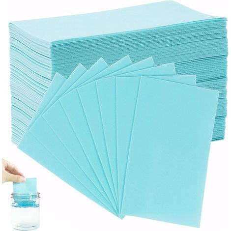 100pcs Comprimés de nettoyage au sol,de feuilles de nettoyage à sec solubles concentrées,solution de nettoyage portable à effets multiples pour tuiles,bois dur,marbre,comprimés de nettoyage (1/5)