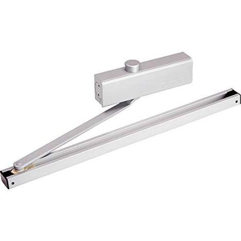 Bricard 6201157 Chiudiporta idraulico forza 3 (60kg), braccio scorrevole, CE, tagliafuoco, conforme alla norma EN 1154, argento, Force 3 (1/4)