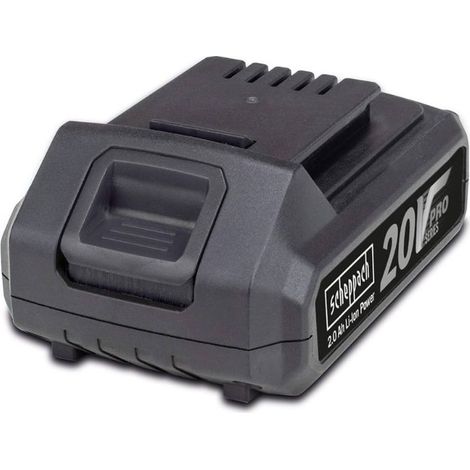 Batterie tondeuse 20V 2Ah – Compatible avec modèles Scheppach – Technologie E-Start – Performance optimisée pour tonte efficace