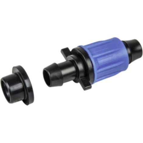 QJ-Verbinder mit Flachschlauchstopfen, PE-Rohrdichtung, 16-mm-Leitungsbaugruppe