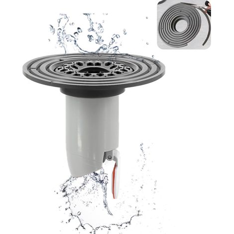 Filtre de bonde de Douche, clapet Anti-Retour, Filtre en Laiton, empêche la Propagation des odeurs dans Les salles de Bains et Les Cuisines (71 mm x 71 mm) (1/4)