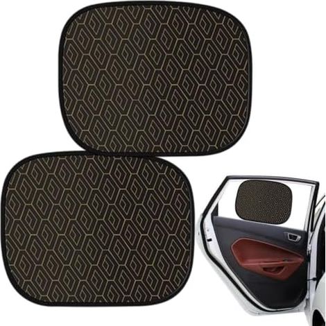 Pare-soleil latéraux pour vitres de voiture, protection UV et isolation thermique Protections anti-lumière pour vitres de voiture, camion, SUV, fourgonnette, intérieur conducteur/passager, voyage en (1/5)