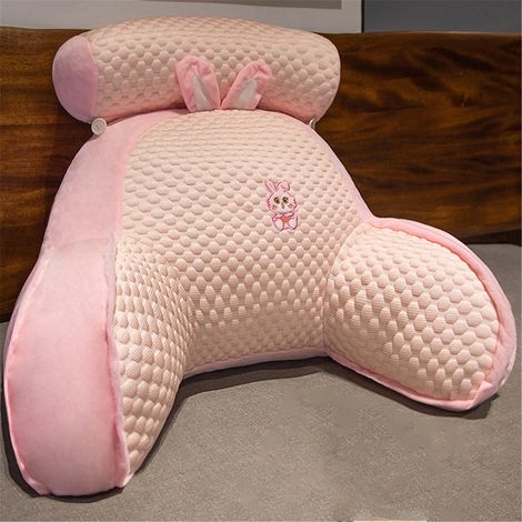 Coussin De Lecture Et De Soutien Lombaire - 60 x 40 cm Et 70 x 50 cm - Avec Repose-Tete Et Accoudoirs Latéraux - Pour Canapé Lit Ou Bureau - 1 Pièce (1/5)