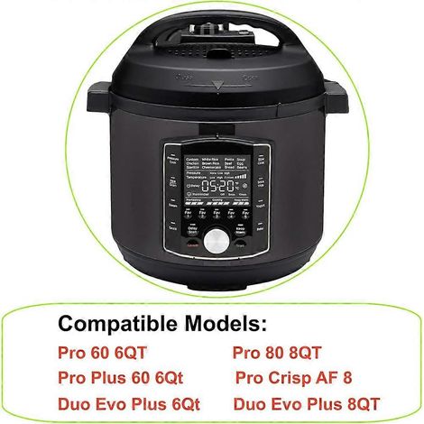 Poignée de décompression vapeur, pièce de rechange d'origine pour la soupape à flotteur, avec 3 bouchons en silicone, compatible avec les Instant Pot Ultra de 3, 6 et 8 pintes. (1/3)