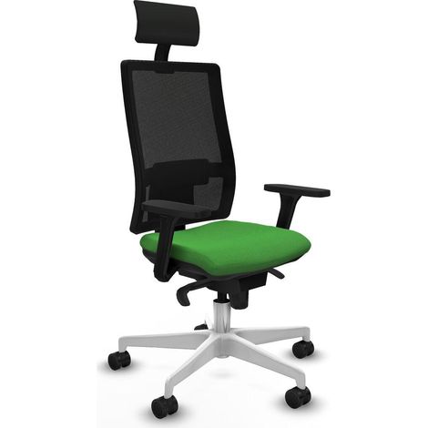 Piqueras et Crespo Chaise de bureau verte design moderne (1/3)