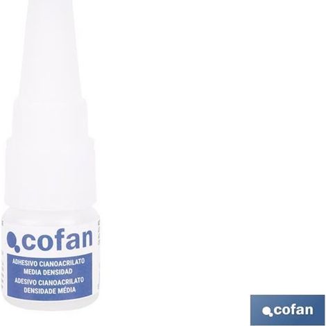 Adhésif cyanoacrylate instantané à viscosité moyenne, couleur transparente (3g)