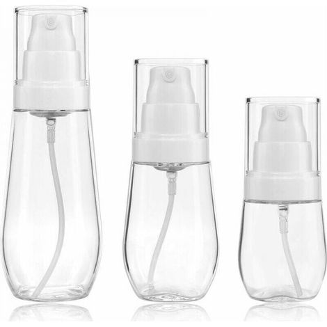 (30ml/60ml/100ml) Spray Bottle, Refillable Clear Empty Plastic Travel Spray Bottle for Skincare Lotion/Makeup Sprayer/Perfume/Cosmetic YMYNY (1/4)