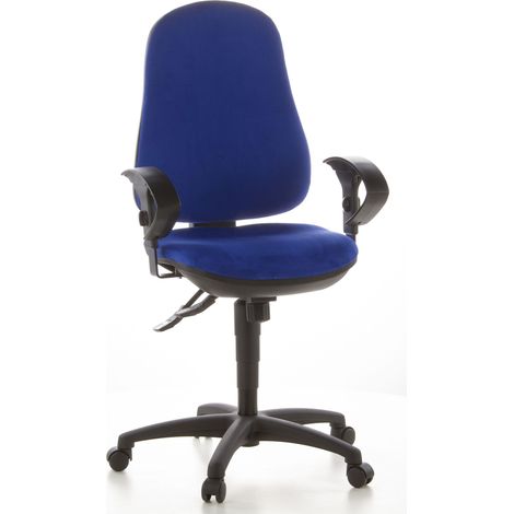 Topstar Bürostuhl / Drehstuhl ERGO SYDNEY Stoff blau (1/5)