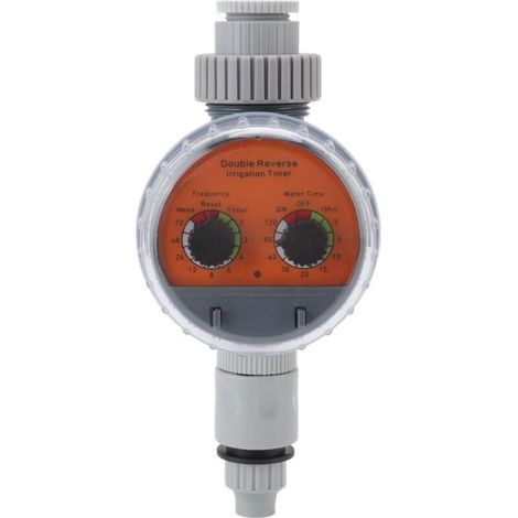 Jeffergarden ‌Minuterie d'Irrigation Double Cadran – Vanne à Bille, Étanche IP67, Automatique sans Pression pour Balcons‌ (1/5)
