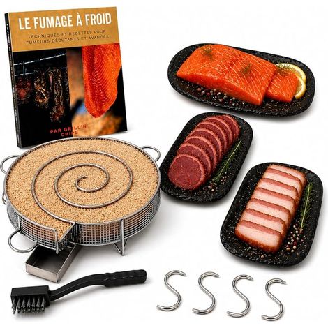 Serpentin/Générateur Fumée Froide Fumoir - Acier Inoxydable (1/5)