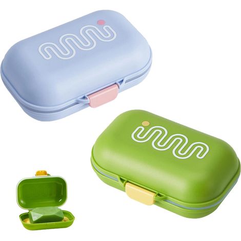 2 Pièces Boîte à Savon avec Grille de Drainage, 2 Couleurs, Double Couche PP Détachable pour Salle de Bain, Hôtel, Voyage (1/5)