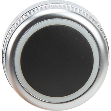 Poignée de commande rotative MMI 4F0919069 pour système multimédia - Compatible Audi A6/S6/C6/Allroad/A8/S8/Q7/RS6 (ABS, noir, argent) (1/5)