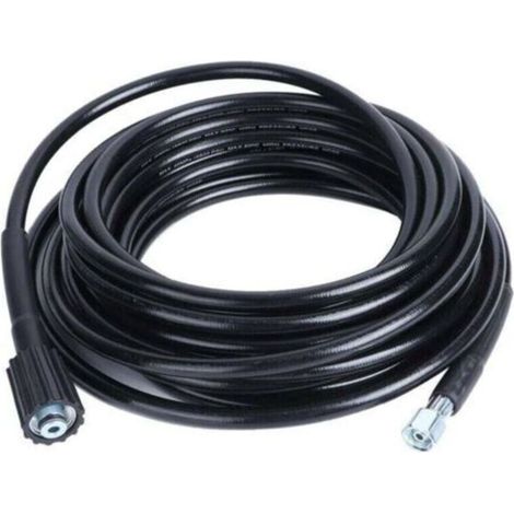 Tuyau Haute Pression 10m, M22 Filetage - Flexible Nettoyeur Haute Pression Avec Connecteur Quick Connect de Type clic pour nettoyeurs Haute Pression Krcher K2 K3