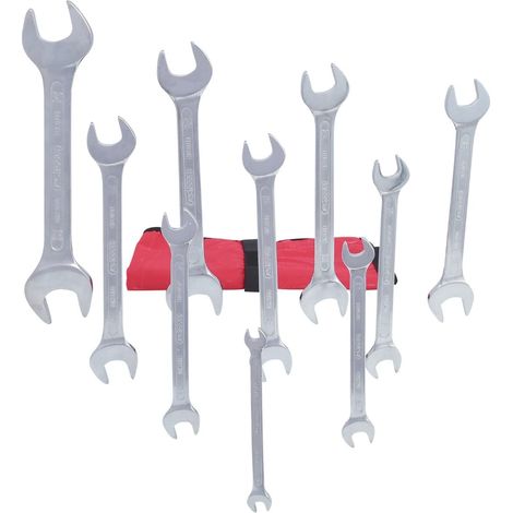 KS Tools 517.0123 Serie di Chiavi a Forchetta Doppie Classic, 11 Pezzi, 6X7-30X32 mm