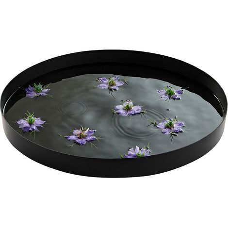 Wat Spiegelbecken Ø57cm schwarz.