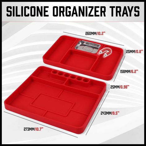 Plateau à outils en silicone 2 pièces 97918 (1/5)