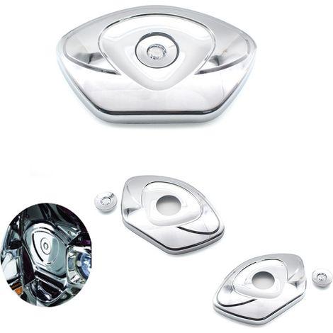 Suitable for Gold Wing GL1800, 2001-2013, new electroplated decorative distributor cover, trigger cover and side cover. (1/5)