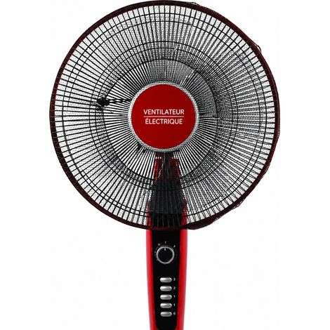 Housse filet de protection pour ventilateur noir à cordon de serrage noir réf 2307 100 g – Livraison gratuite