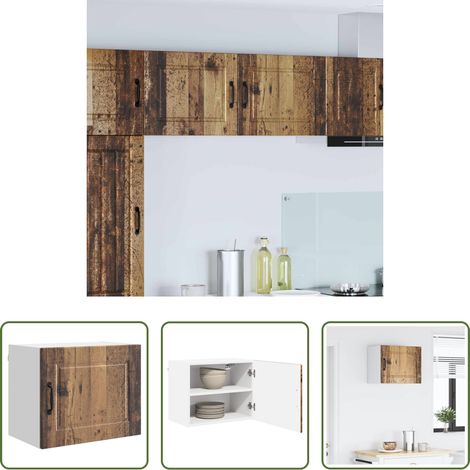 vidaXL Altholz -  Küchenschrank mit Regal Altholz 50 x 31 x 40 cm Holzwerkstoff (1/5)