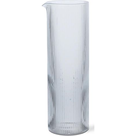 ferm-living Ripple carafe verre transparent 8 4 cm