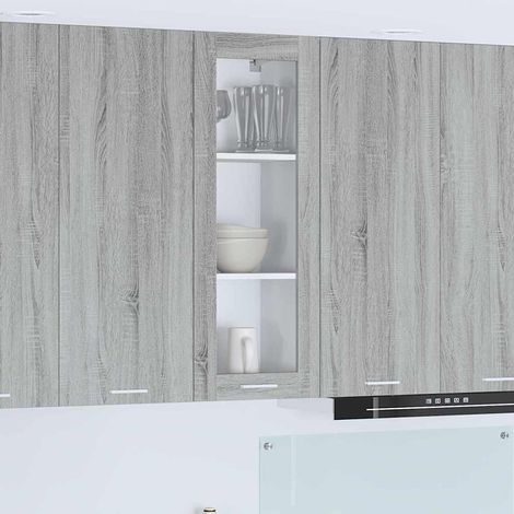 Hängeschrank Graues Sonoma 40 x 31 x 100 cm Holzwerkstoff