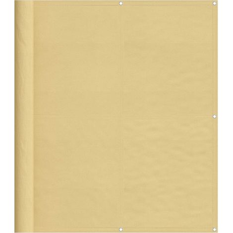 Maison Exclusive - Balkon-Sichtschutz Sandfarben 120x700 cm 100% (1/5)