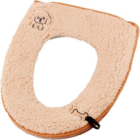 Toilettensitz für den Hausgebrauch, Toilettensitz, verdickter Toilettensitz, Toilettensitz mit Reißverschluss (Kamelreißverschluss)
