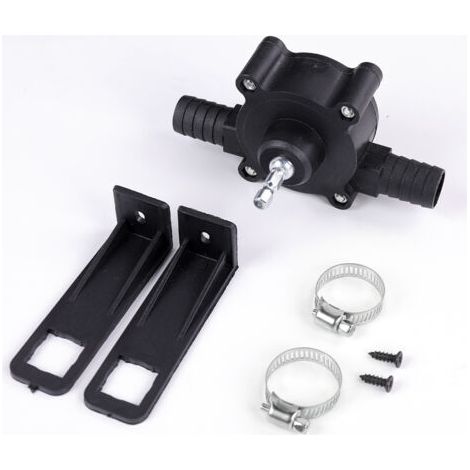 Portable Mini Perceuse Électrique Alimenté Pompe À Eau Moteurs Diesel Huile Liquide Eau Main Pompes De Transfert Auto-Amorçantes Vitesse De Pompage Rapide (1/4)