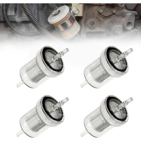Lot de 4 filtres à huile diesel en ligne de rechange pour chauffage Webasto Eberspacher Parfor King (voiture, camion, bus, caravane, bateau) (1/5)