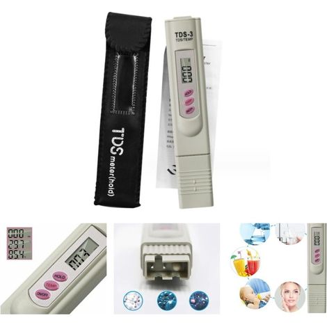 in 1 TDS Water Quality Tester - Widely Used Testing Tool - pH Meter for Drinking Water, Aquarium, Swimming Pool, Spa (1/5)