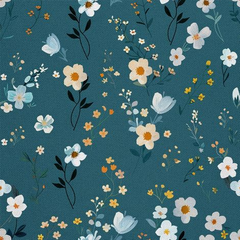 Tela decorativa para exteriores Oxford - Motivo floral I DX5283 (1/5)