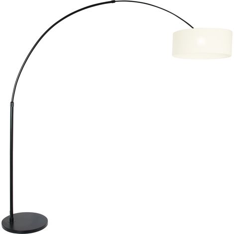 Steinhauer - lampada da terra - Sparkled Light - nero - lino (1/4)