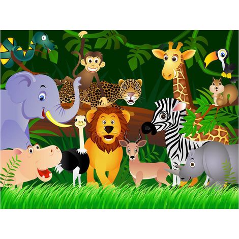Jungle, photo murale intissée, 360x270 cm, 4 parties (1/5)