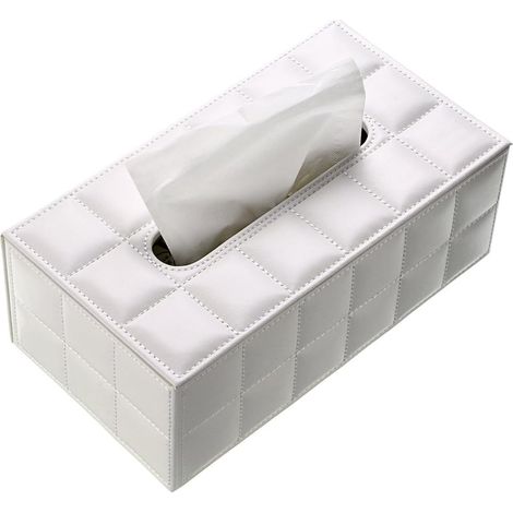 Rechteckige Kosmetiktuchbox aus PU-Leder – Elegante und edle Dekoration (1/5)