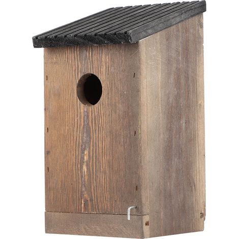 Nichoir suspendu en bois à monter soi-même pour perroquets, idéal pour la décoration de jardin. (1/5)