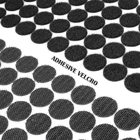 Autocollant Rond - Autocollant Double Face - Scratch Adhésif - Scratch Autocollant - Pastilles Autocollantes - 300 Paires 600 Capsules 20 mm Cercles (1/5)
