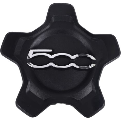 [JAMAIS UTILISÉ]Couvercle de Capuchon Centre Roue Voiture pour 500X 2016-2022 6AN68LXHAA Cache-PoussièRe Accessoires Noir (1/4)