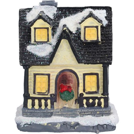 Weihnachtsdorf-LED-Lichterkette, umweltfreundlich, hohe Helligkeit, beleuchtetes Weihnachtshaus zur Dekoration und als Geschenk (1/5)