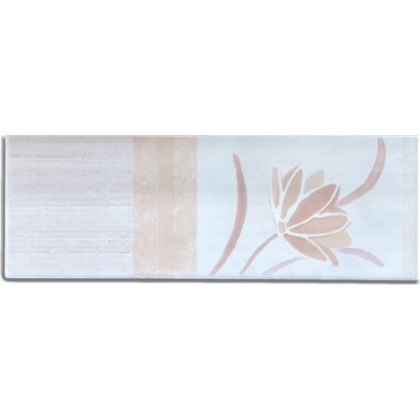Listello in ceramica Bimba Rosa 7x20 cm (1/2)