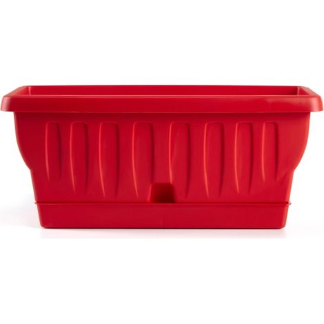 fioriera natura cm 30 rosso corallo (1/2)