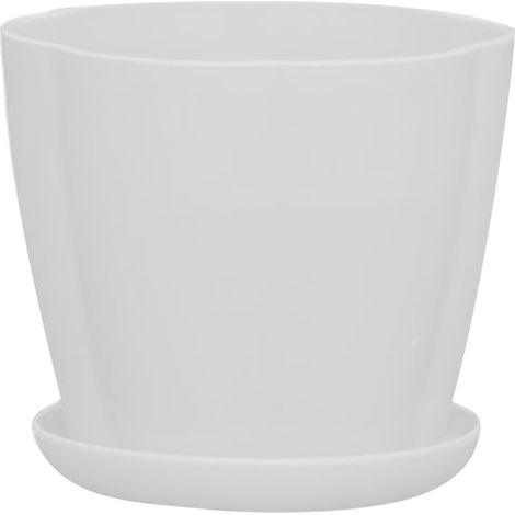 Vase À Fleurs - Forme Pétales - Bac Intégré Pour Eau - En Plastique - Pour Fleurs Séchées Et Plantes Hydroponiques - 5 Tailles Disponibles (1/5)