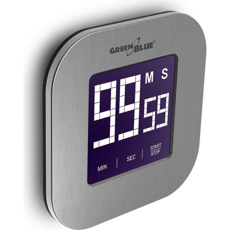 Minuteur digital greenblue gb524 écran tactile alarme sonore (1/5)