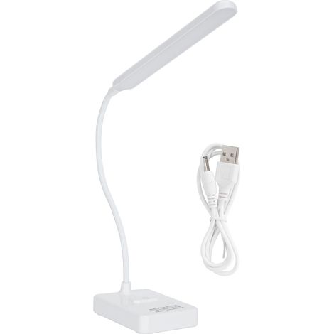 LED Eye Protection Lamp Bendable USB Charging Three Gears Table Light Office Home White 1901 (1/5)