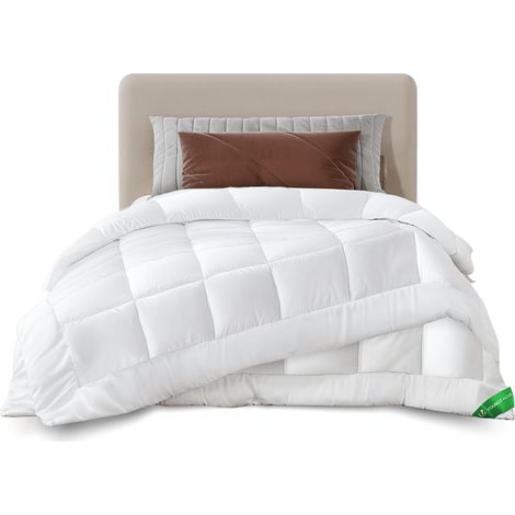 Vounot – Couette 4 saisons 155x200cm 500gsm – Microfibre douce respirante – 3 couettes en 1 pour été, automne, hiver – Certifiée Oeko-Tex