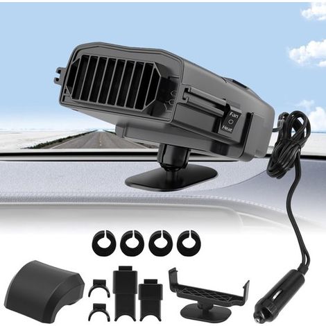 Calefactor portátil para coche, 2 en 1, descongelante, 12 V, 150 W, para coche/SUV/furgoneta (1/5)
